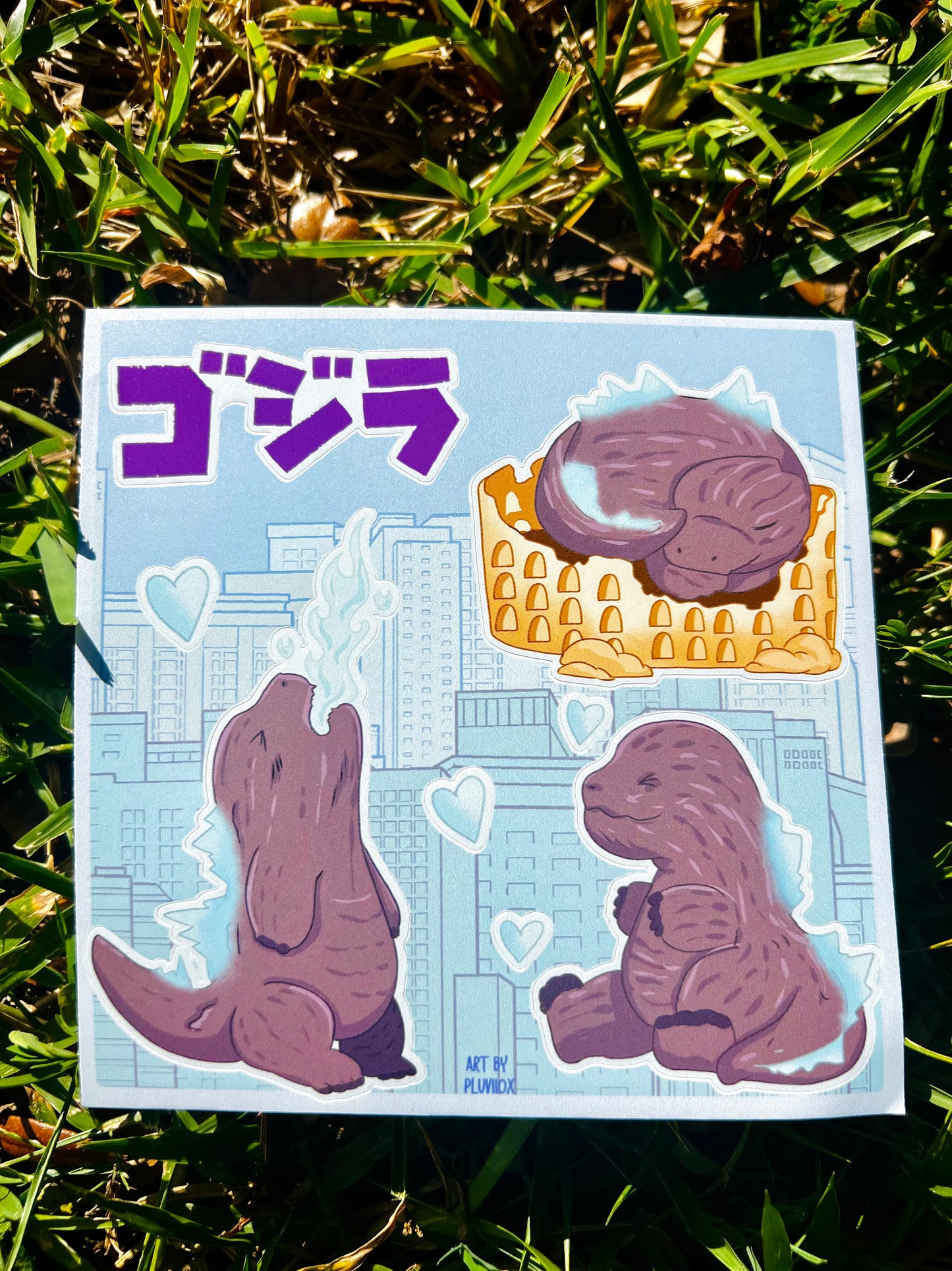 Godzilla Sticker Sheet