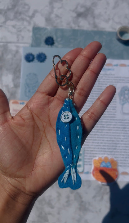 Fishie Felt Keychain