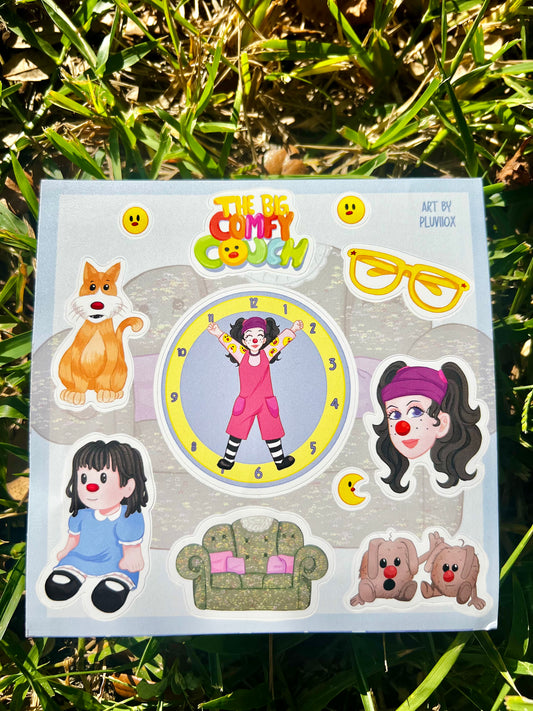 Big Comfy Couch Sticker Sheet