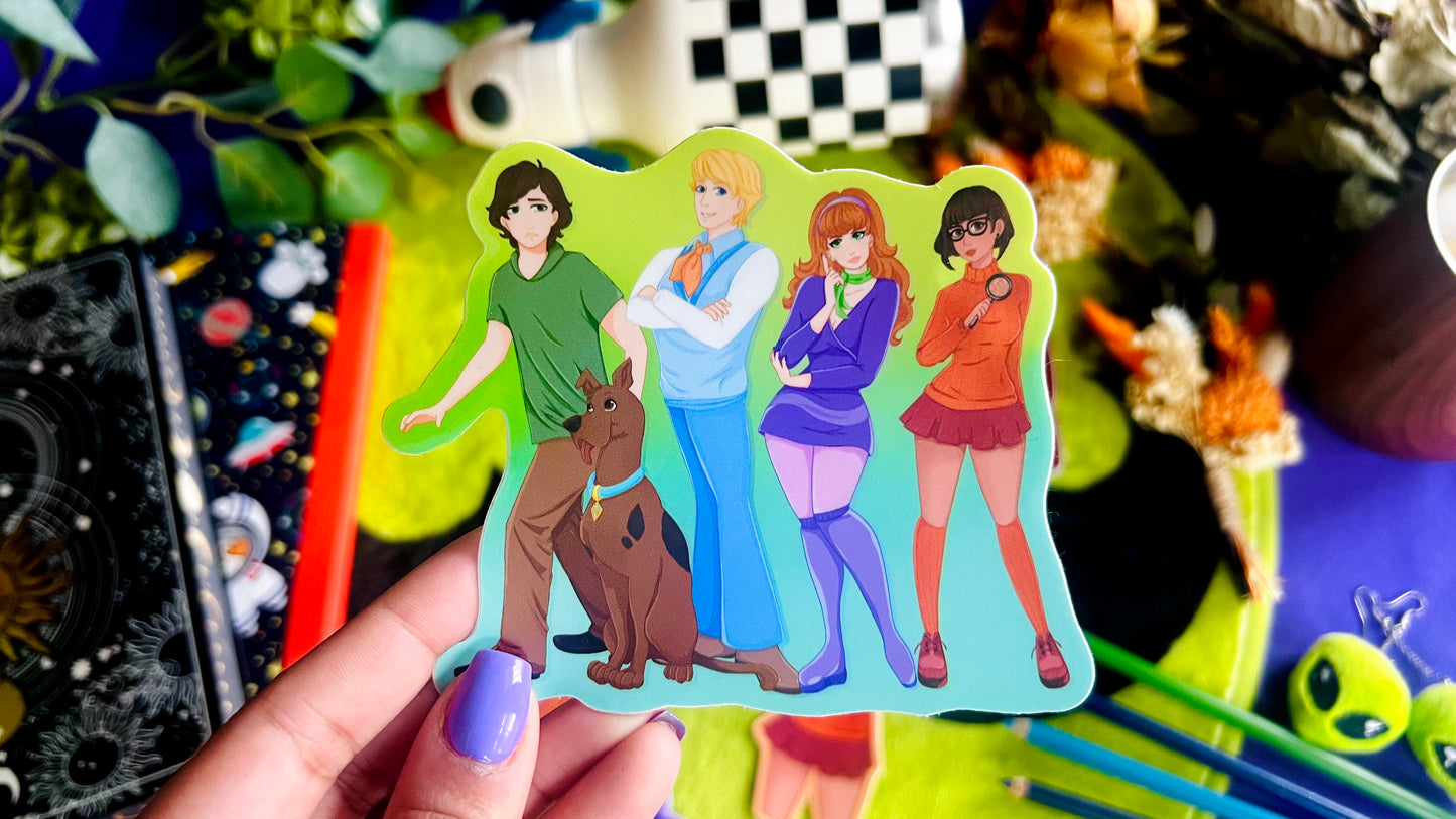 Mystery Inc Sticker 🔍