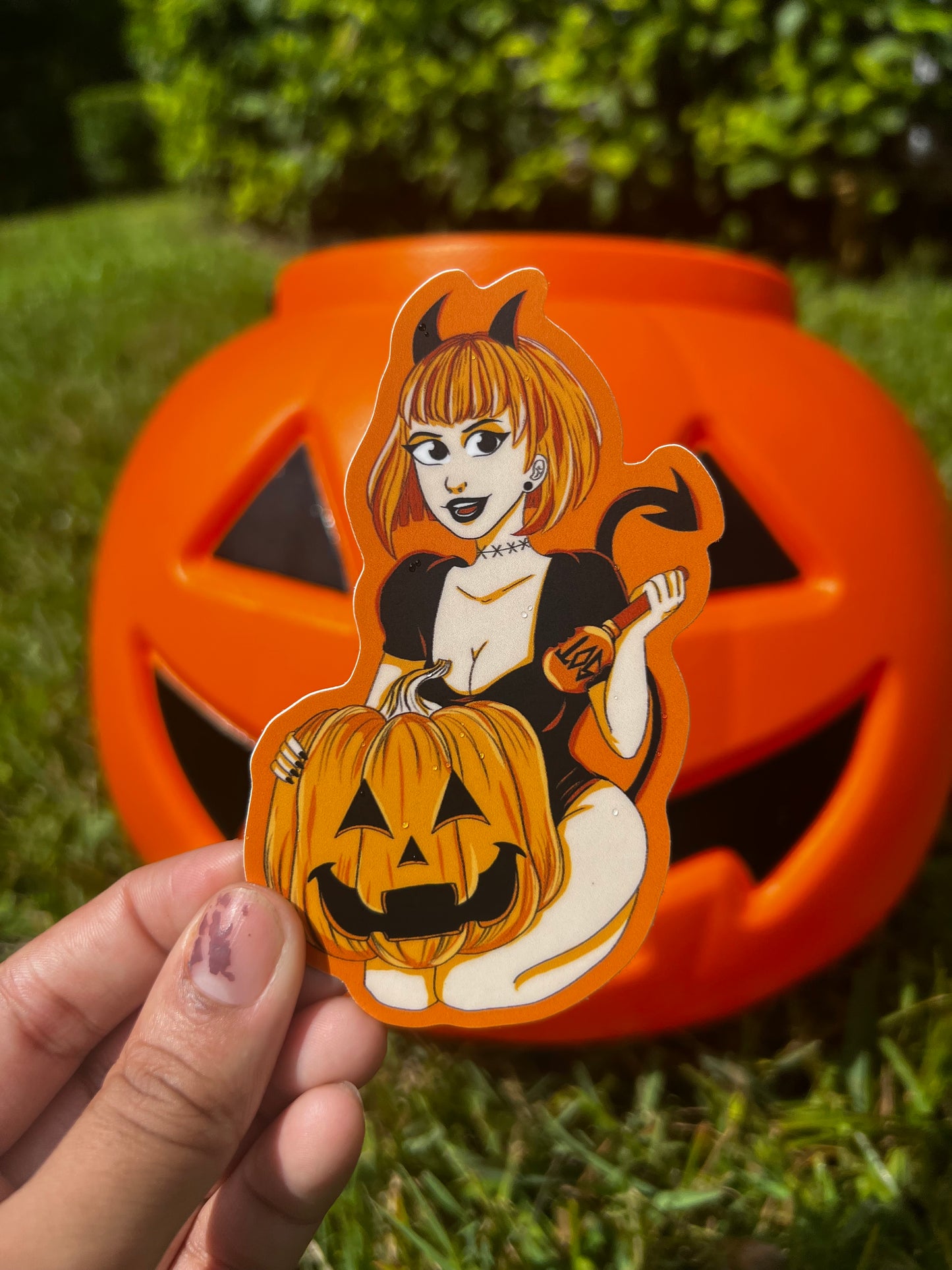 Darcy Halloween Sticker