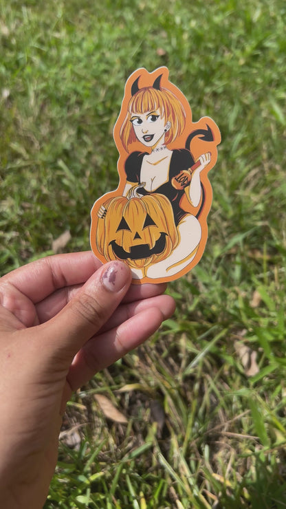 Darcy Halloween Sticker